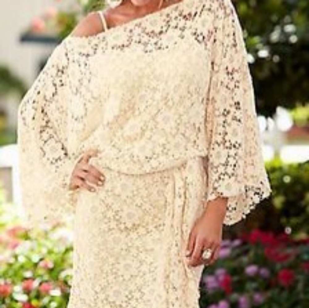 Flowy dress with slip 💛